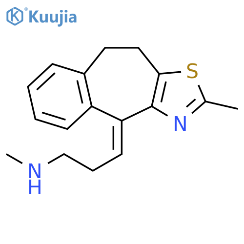 1-Propanamine,3-(9,10-dihydro-2-methyl-4H-benzo[5,6]cyclohepta[1,2-d]thiazol-4-ylidene)-N-methyl- structure