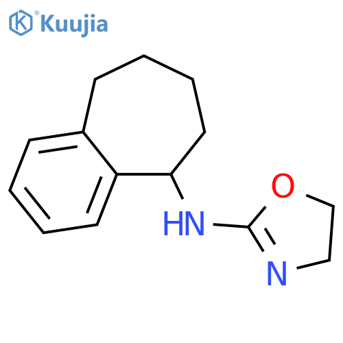2-Oxazolamine,4,5-dihydro-N-(6,7,8,9-tetrahydro-5H-benzocyclohepten-5-yl)- structure