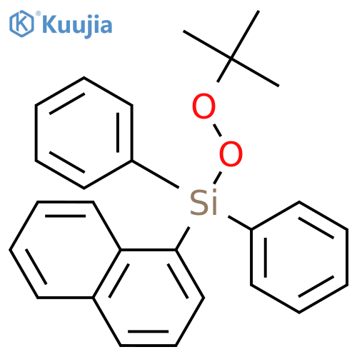 SILANE, [(1,1-DIMETHYLETHYL)DIOXY]-1-NAPHTHALENYLDIPHENYL- structure