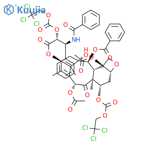 2’,7-Bis-O-{(2,2,2,-Trichloroethyl)oxycarbonyl Paclitaxel structure
