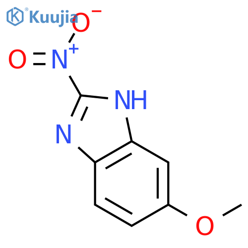 1H-Benzimidazole,6-methoxy-2-nitro- structure