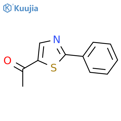 1-(2-Phenyl-1,3-thiazol-5-yl)-1-ethanone structure