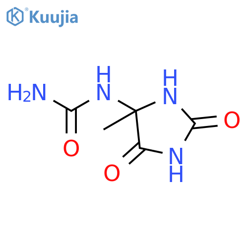 1-(4-Methyl-2,5-dioxoimidazolidin-4-yl)urea structure
