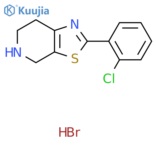 2-(2-Chlorophenyl)-4H,5H,6H,7H-1,3thiazolo5,4-cpyridine Hydrobromide structure