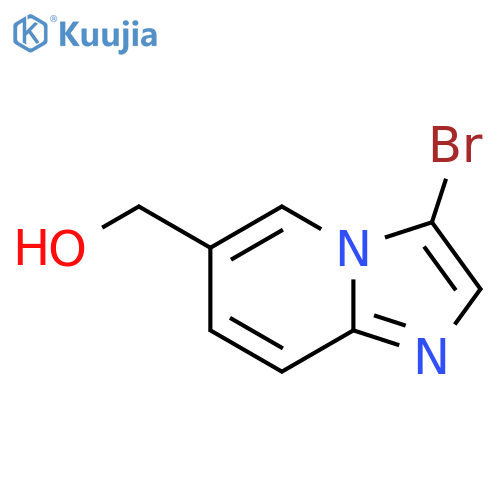 (3-Bromoimidazo[1,2-a]pyridin-6-yl)methanol structure
