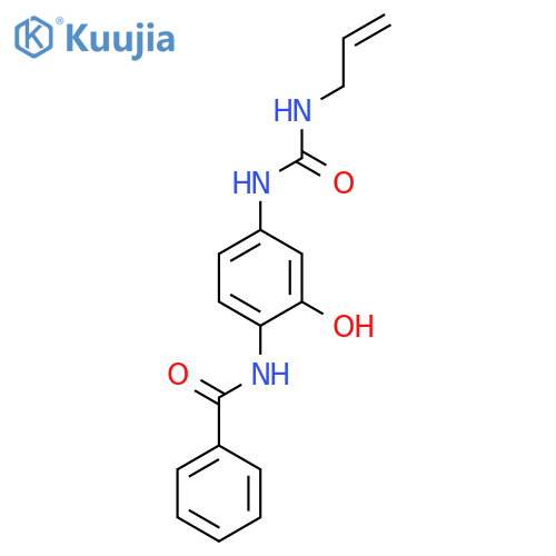 Benzamide, N-[2-hydroxy-4-[[(2-propenylamino)carbonyl]amino]phenyl]- structure