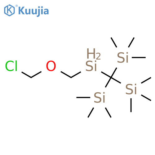 Silane, [(chloromethoxymethylsilyl)methylidyne]tris[trimethyl- structure