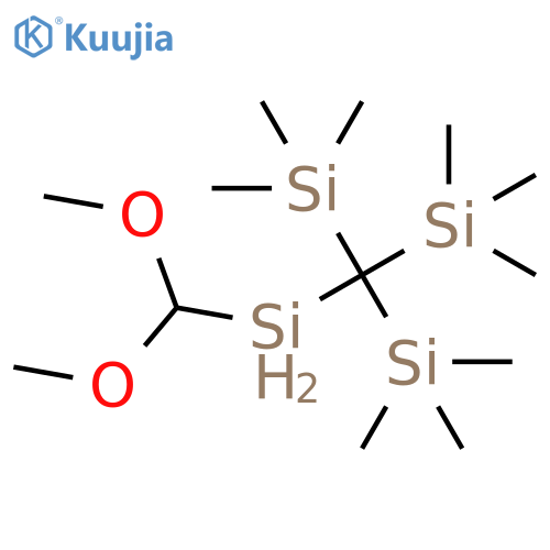 Silane, [(dimethoxymethylsilyl)methylidyne]tris[trimethyl- structure