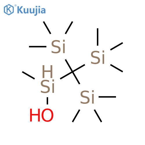 Silanol, methyl[tris(trimethylsilyl)methyl]- structure