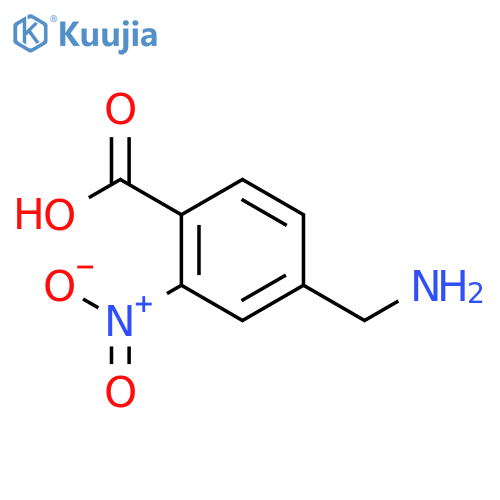 Benzoic acid,4-(aminomethyl)-2-nitro- structure