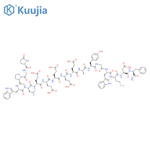 Gastrin I, human structure