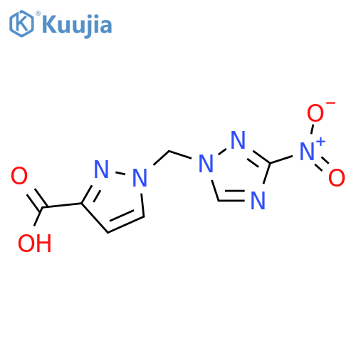 1-(3-nitro-1H-1,2,4-triazol-1-yl)methyl-1H-pyrazole-3-carboxylic acid structure