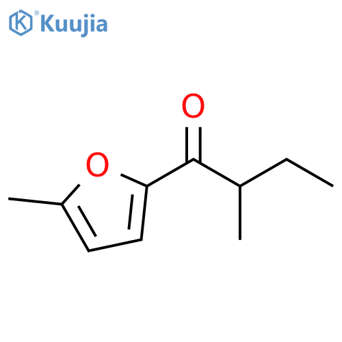 1-Butanone, 2-methyl-1-(5-methyl-2-furanyl)- structure