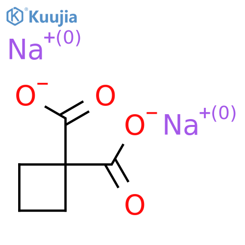 1,1-Cyclobutanedicarboxylic Acid Disodium Salt structure