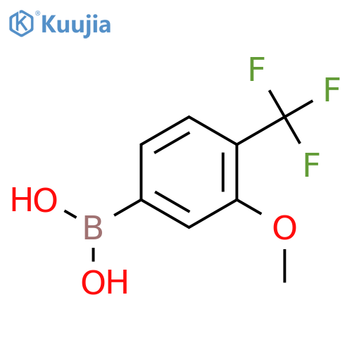 3-Methoxy-4-(trifluoromethyl)phenylboronic Acid structure
