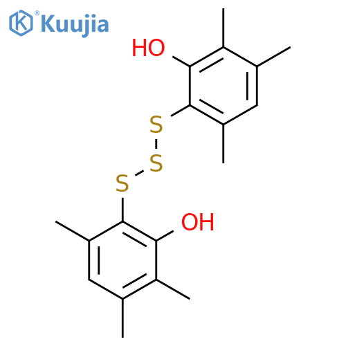 Phenol, 2,2'-trithiobis[3,5,6-trimethyl- structure