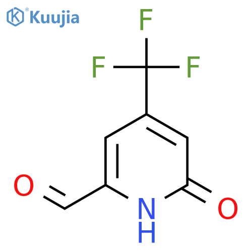 6-Hydroxy-4-(trifluoromethyl)picolinaldehyde structure