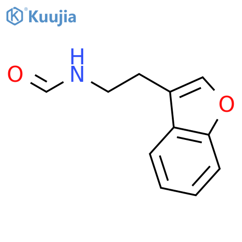 N-[2-(1-benzofuran-3-yl)ethyl]formamide structure