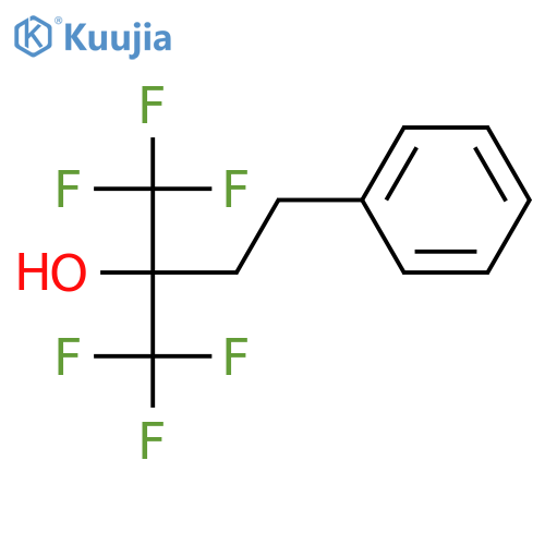 Benzenepropanol, a,a-bis(trifluoromethyl)- structure