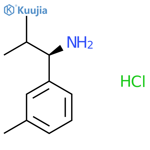 (1R)-2-methyl-1-(3-methylphenyl)propan-1-amine structure
