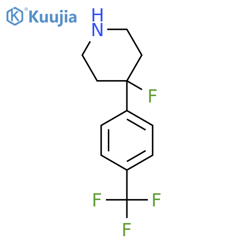 4-fluoro-4-4-(trifluoromethyl)phenylpiperidine structure