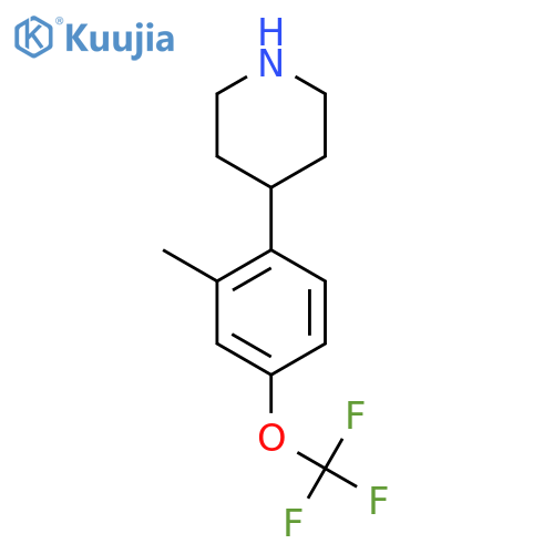 4-2-methyl-4-(trifluoromethoxy)phenylpiperidine structure