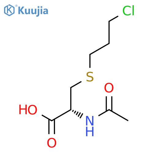 L-Cysteine, N-acetyl-S-(3-chloropropyl)- structure