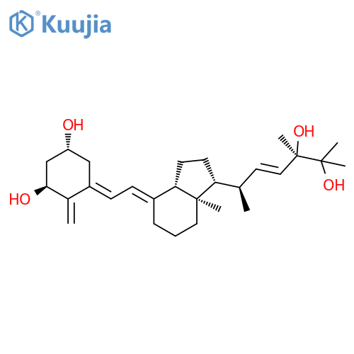 1,3-Cyclohexanediol,5-[(2E)-2-[(1R,3aS,7aR)-1-[(1R,2E,4R)-4,5-dihydroxy-1,4,5-trimethyl-2-hexen-1-yl]octahydro-7a-methyl-4H-inden-4-ylidene]ethylidene]-4-methylene-,(1R,3S,5Z)- structure