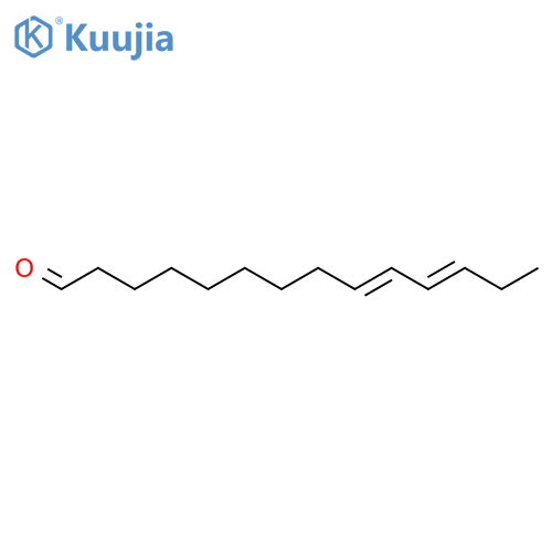 9,11-Tetradecadienal, (9Z,11Z)- structure