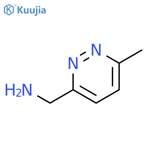 (6-methylpyridazin-3-yl)methanamine structure