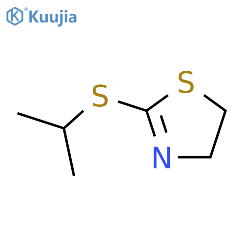 THIAZOLE, 4,5-DIHYDRO-2-[(1-METHYLETHYL)THIO]- structure