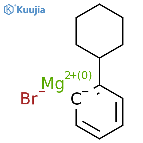 2-Cyclohexylphenylmagnesium bromide, 0.5M 2-MeTHF structure