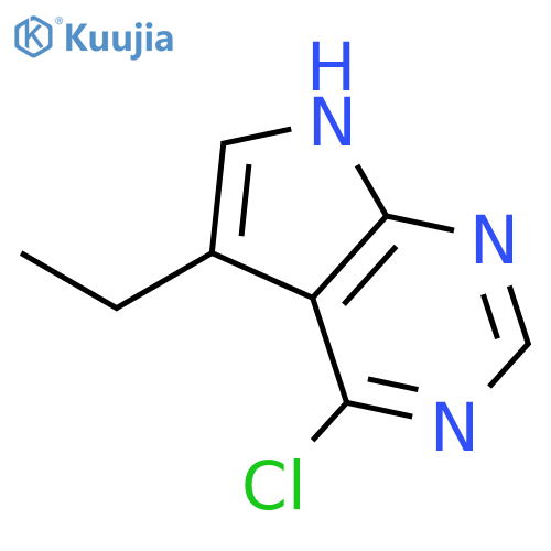 4-Chloro-5-ethyl-7H-pyrrolo[2,3-d]pyrimidine structure