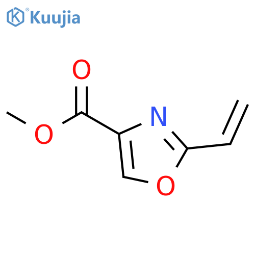 4-OXAZOLECARBOXYLIC ACID, 2-ETHENYL-, METHYL ESTER structure