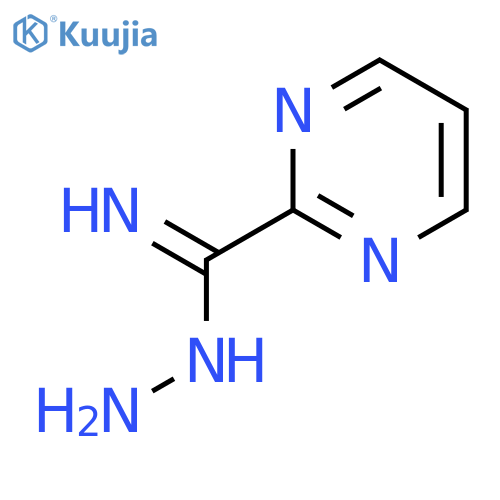 Pyrimidine-2-carboximidhydrazide structure