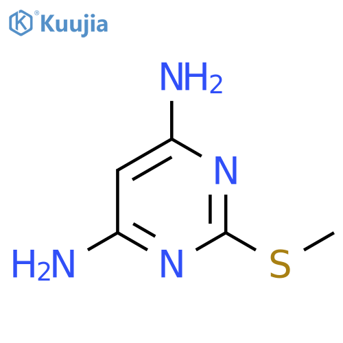 2-(Methylthio)pyrimidine-4,6-diamine structure