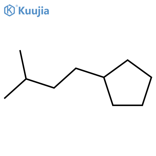 cyclopentane, (3-methylbutyl)- structure