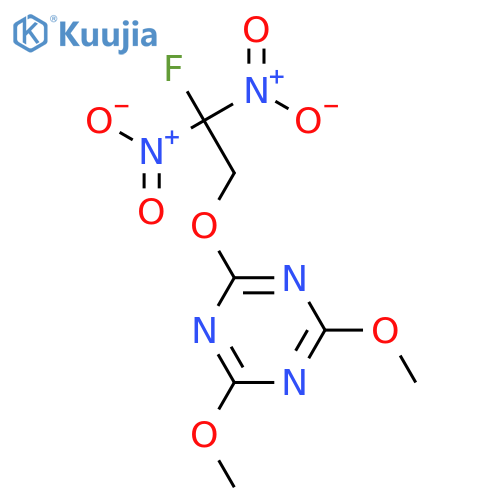 1,3,5-Triazine,2-(2-fluoro-2,2-dinitroethoxy)-4,6-dimethoxy- structure