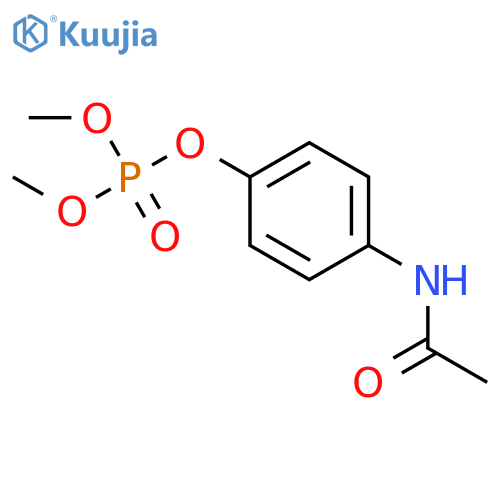 (4-acetamidophenyl) Dimethyl Phosphate structure