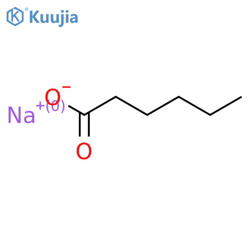 Sodium hexanoate structure