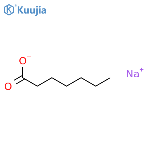 Heptanoate sodium structure