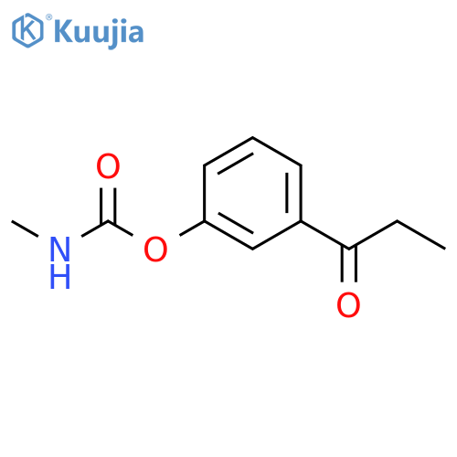 1-Propanone, 1-[3-[[(methylamino)carbonyl]oxy]phenyl]- structure