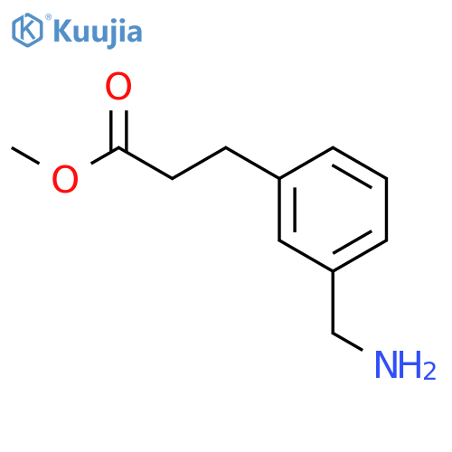 methyl 3-(3-aminomethylphenyl)propanoate structure