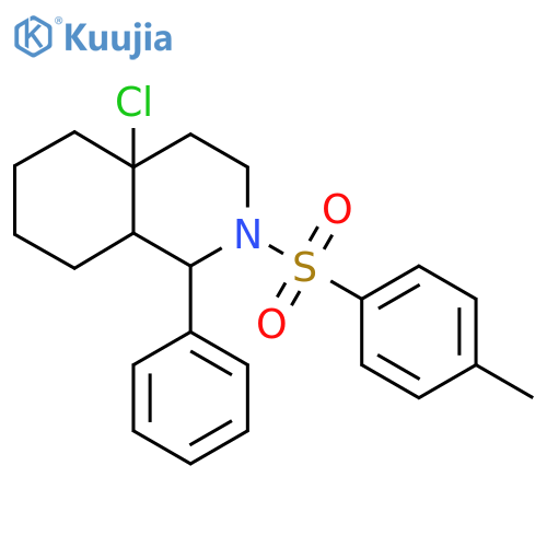 4a-chloro-2-(4-methylbenzenesulfonyl)-1-phenyl-decahydroisoquinoline structure