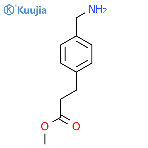 methyl 3-4-(aminomethyl)phenylpropanoate structure