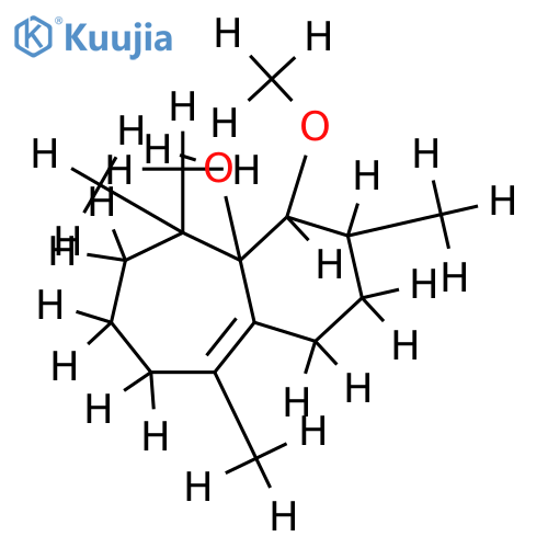 4alpha-methoxyhimachal-10-en-5beta-ol structure