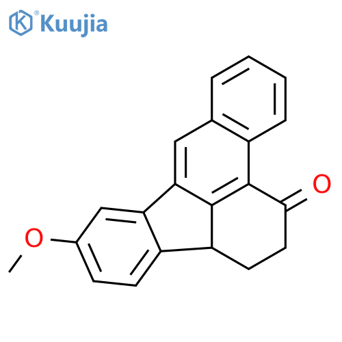 Benz[e]acephenanthrylen-1(2H)-one, 3,3a-dihydro-6-methoxy- structure