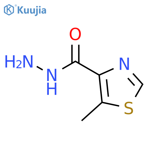 5-methyl-4-Thiazolecarboxylic acid hydrazide structure