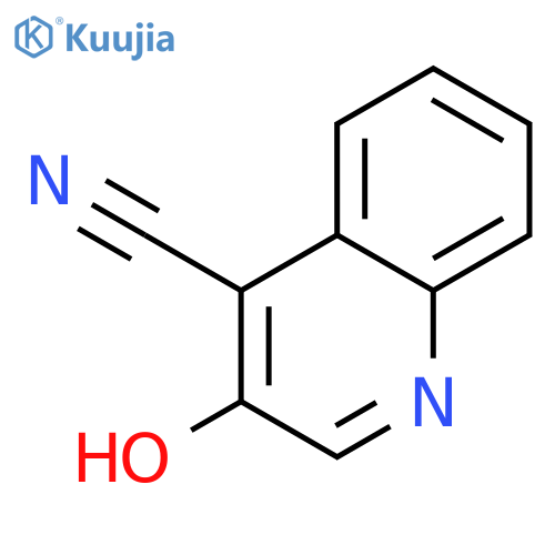 3-Hydroxyquinoline-4-carbonitrile structure