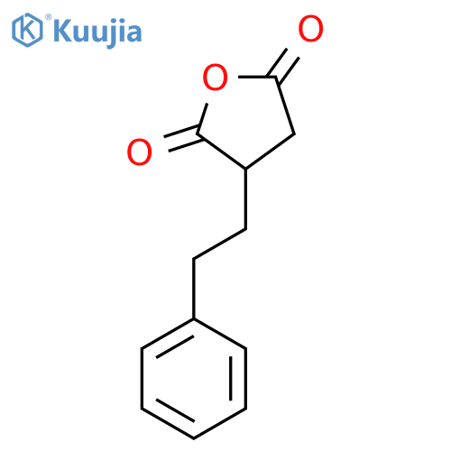 3-(2-phenylethyl)oxolane-2,5-dione structure